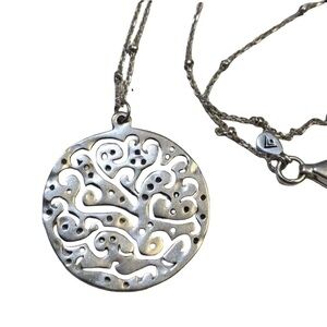 Silpada .925 Sterling Silver Cut Above Necklace EUC